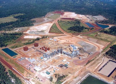 The ATP Oil Shale Plant Site in Gladstone, Australia - Aerial Photograph (circa 2000)